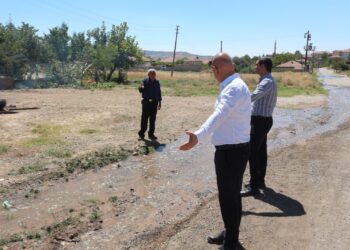 Ahmet Önal Kırıkkale’de Su Patlaklarını Yerinde İnceledi.