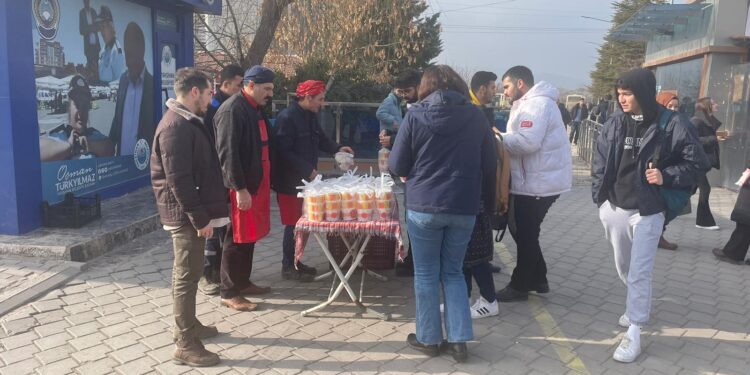Yahşihan Belediyesinden Öğrencilere Sınav Haftası İkramı.