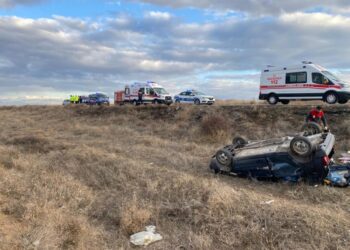Kırıkkale’de trafik kazası, yaralılar var