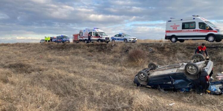 Kırıkkale’de trafik kazası, yaralılar var