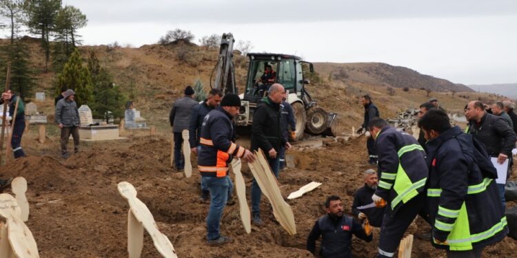 Kırıkkale’de kazısı yapılan mezarlar taşındı