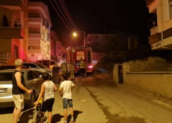 Bir anda dumanlar içinde kaldılar