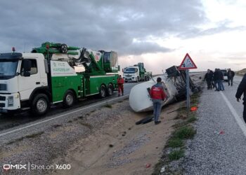 Yağış Kazaya Sebep Oldu.